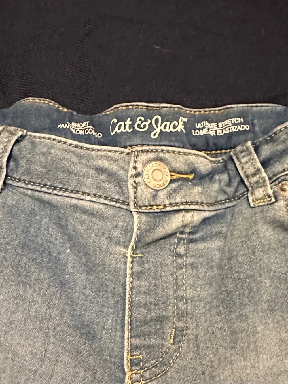 Cat & Jack Light Blue Denim Women's Shorts
